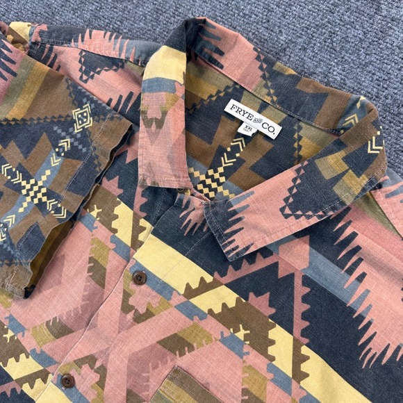 FRYE AND CO. Other - FRYE AND CO Southwestern Aztec Geometric Print Shirt Men's 2XL Outdoors Camping